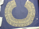 collar, lace, cotton and linen, machine-made net, ...