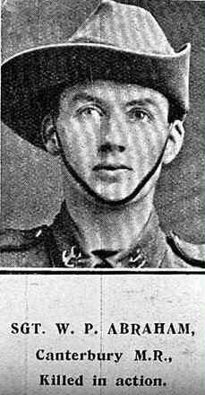 Portrait of Serjeant William Percival Abraham