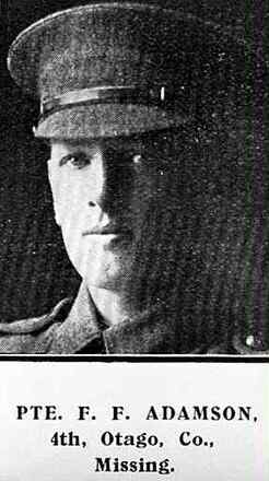 Portrait of Private Frank Forrester Adamson