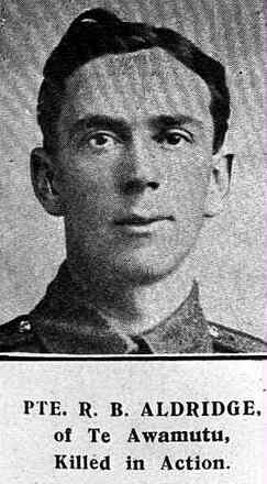 Portrait of Private Robert Bertram Aldridge