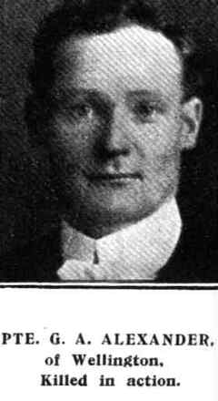 Portrait of Rifleman George Albert Alexander