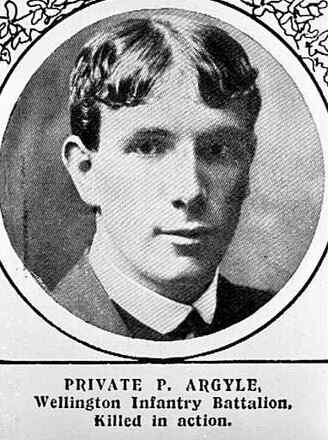 Portrait of Private Percival Argyle