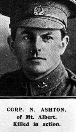 Portrait of Corporal Norman Ashton