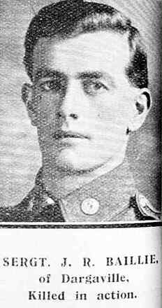 Portrait of Private John Rankin Baillie