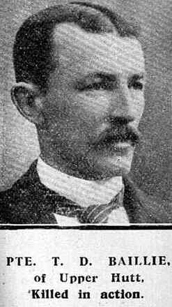 Portrait of Private Thomas Douglas Baillie