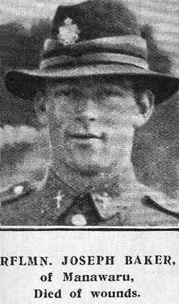 Portrait of Rifleman Joseph Baker
