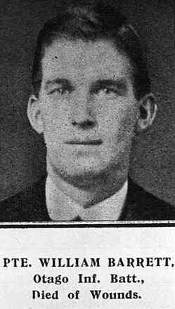 Portrait of Private William Barrett