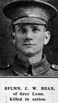 Portrait of Rifleman Charles William Bean