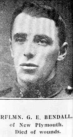 Portrait of Rifleman George Edward Bendall