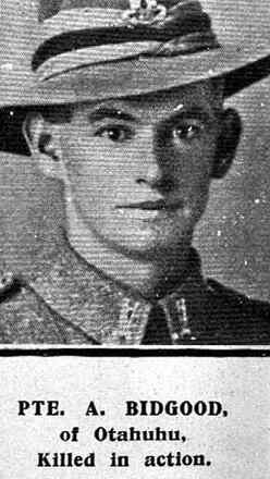 Portrait of Private Andrew Bidgood