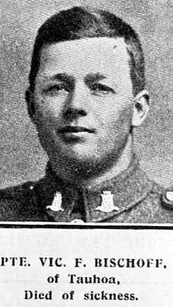 Portrait of Private Victor Ferdinand Bischoff