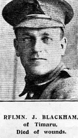 Portrait of Rifleman John Blackham