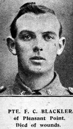 Portrait of Rifleman Francis Charles Blackler