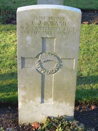 Portrait of Private Edward James Boland
