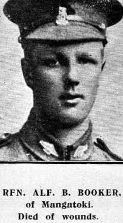 Portrait of Rifleman Alfred Benjamin Booker