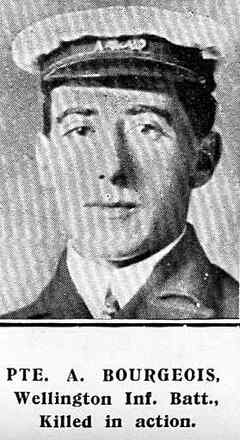 Portrait of Private Arthur Jules Hayden Bourgeois