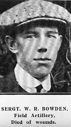Portrait of Serjeant William Richard Bowden