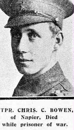 Portrait of Trooper Christopher Courtenay Bowen