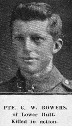 Portrait of Private Charles William Bowers