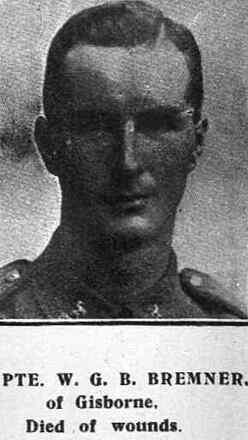 Portrait of Trooper William Gilbert Booth Bremner