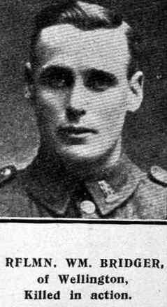 Portrait of Rifleman William Bridger