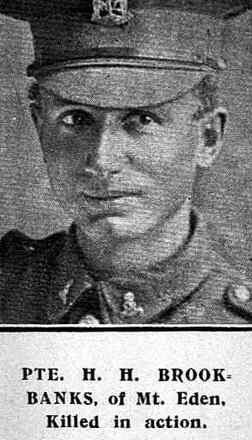 Portrait of Private Herbert Henry Brookbanks