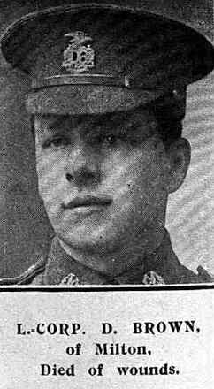 Portrait of Lance Corporal Daniel Brown