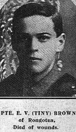 Portrait of Trooper Ernest Victor Brown