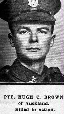 Portrait of Trooper Hugh Charters Brown