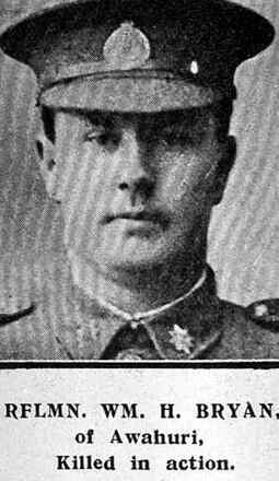 Portrait of Rifleman William Herbert Bryan