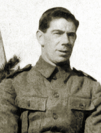 Portrait of Sapper Jack Burke