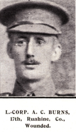 Portrait of Lance Corporal Allan Cummock Burns