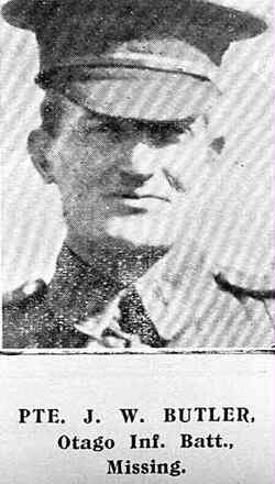 Portrait of Private Joseph William Butler
