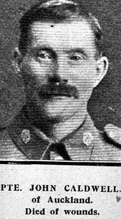 Portrait of Private John Caldwell