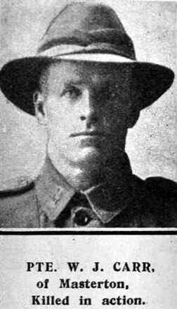 Portrait of Rifleman William John Carr