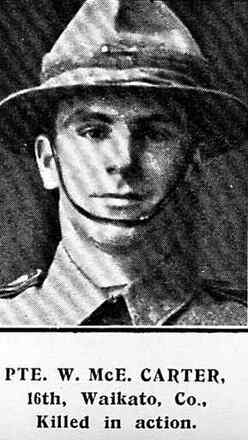 Portrait of Private William Mcevoy Carter
