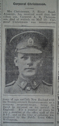 Portrait of Corporal Axel Bang Christensen