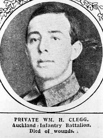 Portrait of Private William Herbert Clegg