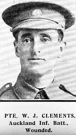 Portrait of Private William John Clements