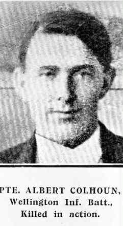 Portrait of Private Albert Colhoun