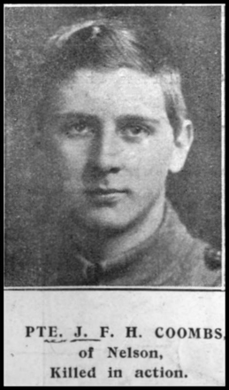 Portrait of Private James Francis Henry Coombs