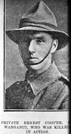 Portrait of Private Ernest Cooper
