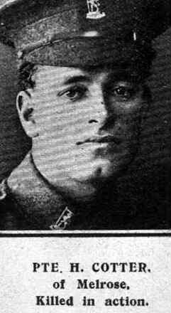 Portrait of Private Humphrey Cotter