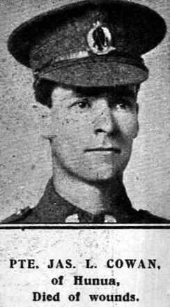Portrait of Private James Lockhead Cowan