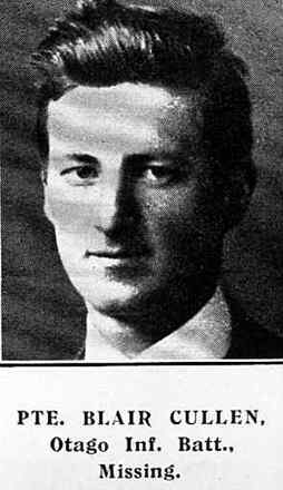 Portrait of Private Blair Mcleod Cullen