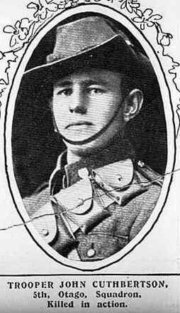 Portrait of Private John Cuthbertson