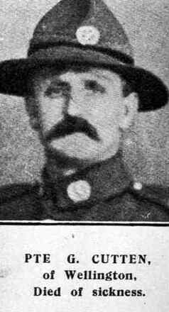 Portrait of Private George Cutten