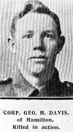 Portrait of Corporal George Hamilton Davis