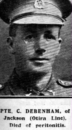 Portrait of Private Charles Debenham