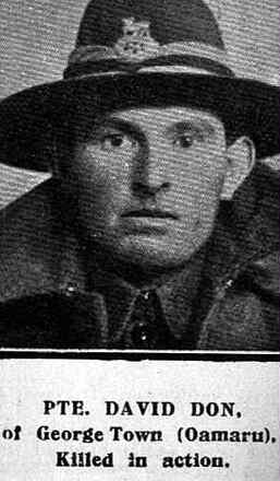 Portrait of Private David Don